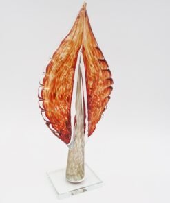 Dekoratyvinė stiklo skulptūra, 12×7×32.5 cm