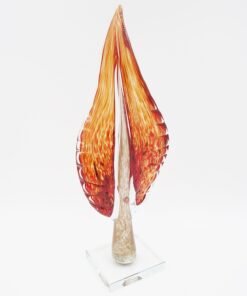 Dekoratyvinė stiklo skulptūra, 13×9×41 cm