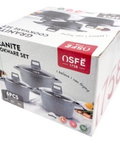 OSFÉ 1758 6 dalių granito puodų rinkinys