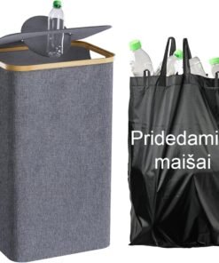 Taros rūšiavimo šiukšliadėžė (PILKA)