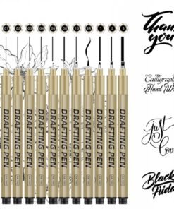 „Art Walker Drafting Pen“ techninių rašiklių rinkinys 12 vnt.