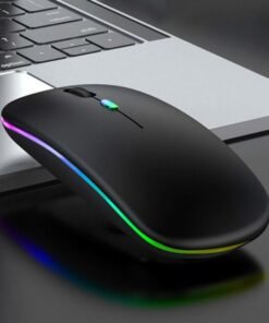 Belaidė pelė su RGB LED apšvietimu.