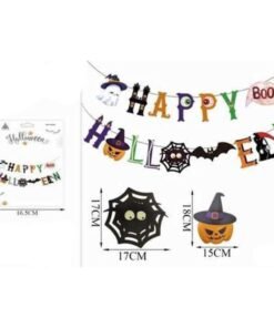 Helovino girlianda „Happy Halloween“