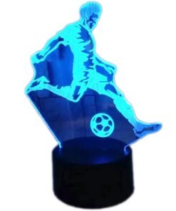 LED naktinė lempa futbolininko formos