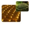 LED švieselių užuolaida–tinklas 320 LED, 3x2 m, šiltai balta