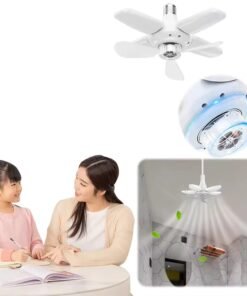 LED šviestuvas su ventiliatoriumi