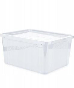 Plastikinis sandėliavimo konteineris su dangčiu, 20L
