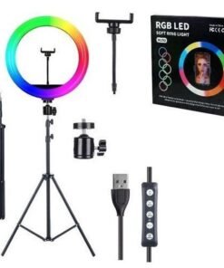RGB žiedo formos lempa