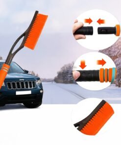 Automobilio sniego ir ledo valymo rinkinys su teleskopine šluota