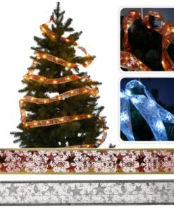 Kalėdinė LED juostelė, 5,2 m, 50 LED, šiltai balta