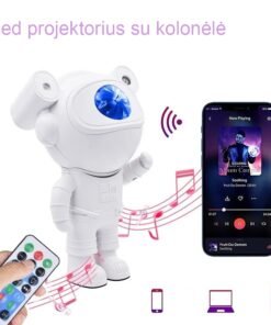 LED Projektorius su kolonėle ASTRONAUTAS