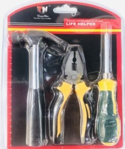 Plaktuko, replių ir atsuktuvo rinkinys