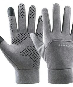 Šiltos žieminės pirštinės (Pilka)