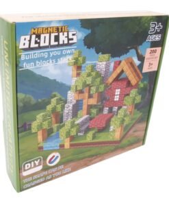 200 magnetinių kubelių rinkinys