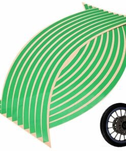 Apsauginiai Ratų Lipdukai, Atšvaitai (žalia)