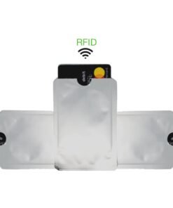 Bekontaktės mokėjimo kortelės apsauginis dėklas