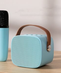 Belaidė kolonėlė su mikrofonu - Mėlyna