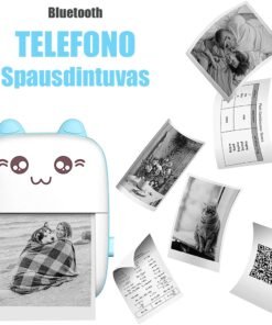 Bluetooth nešiojamas spausdintuvas