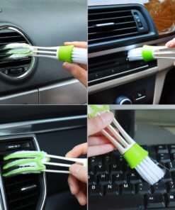 Dvigubas automobilio valymo šepetėlis