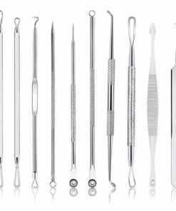 Dvipusių šaukštų rinkinys inkštirų pašalinimui