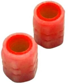 Fluorescenciniai Ventilio Dangteliai 2vnt. (Raudoni)