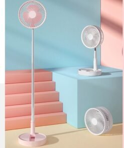 Įkraunamas ventiliatorius - Rožinė