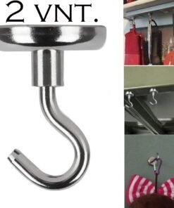 Kabliukas Su Magnetu 25 mm, 2 vnt.