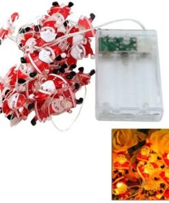 Kalėdų Senelio formos LED lempučių rinkinys