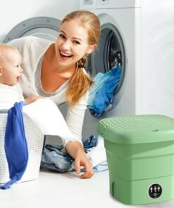 Kelioninė skalbimo mašina su kibiru