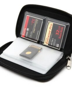 Kompaktiškas atminties kortelių dėklas