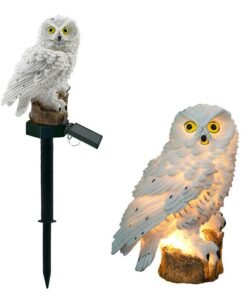 LED sodo lempa pelėdos formos