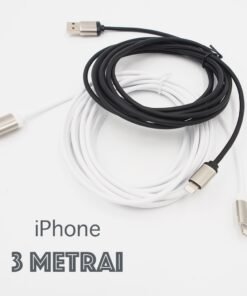 LIGHTNING Laidas IPHONE Baltas 3M