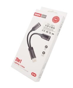 Lightning šakotuvas AUX+Lightning