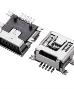 Lituojamas Lizdas Mini USB SMD 5 Pin