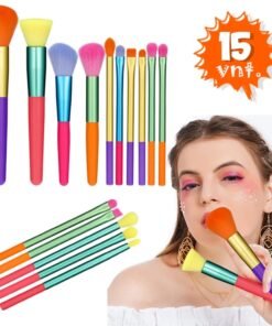 Makiažo šepetėliai "Rainbow"