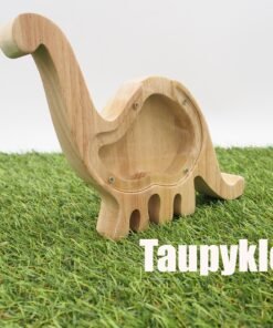 Medinė taupyklė "Dinozauras"