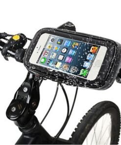 Neperšlampamas telefono laikiklis ant dviračio