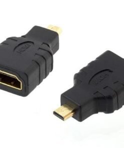 Perėjimas HDMI FEMALE į MICRO HDMI MALE GOLD
