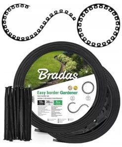 Plastikinis vejos apvadas - bortelis 10m +20 vinių