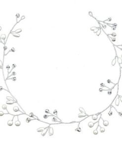 Plaukų tiara su perlais