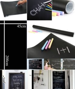 Priklijuojama Piešimo Lenta su Kreidelėmis "Lipdukas"