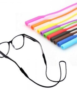 Silikoninė akinių virvutė - Juoda