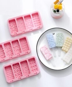 Silikoninė Forma Ledams su pagaliukais