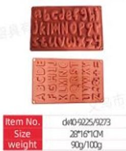 Silikoninė forma raidėms ir simboliams