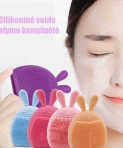 Silikoninė veido valymo kempinėlė