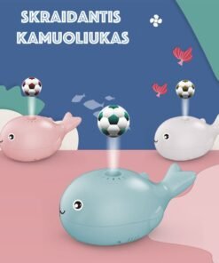 Skraidantis kamuoliukas "Banginis" - Balta