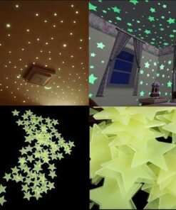 Tamsoje šviečiančios žvaigždės 100 vnt.