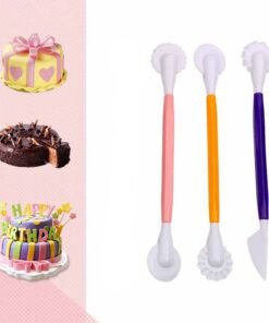 Tortų dekoravimo įrankiai, 3 vnt.