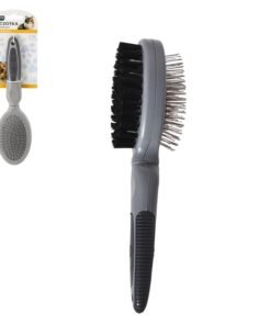 Dvipusis šepetys gyvūnams 24 x 6,5 cm