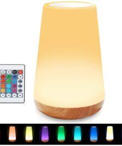 LED naktinė lempa su pulteliu ir lietimui jautriu valdymu